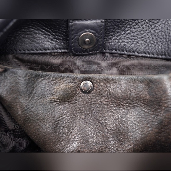 PRADA Black Cervo Leather Chain Bag - Picture 13 of 13